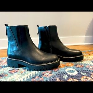Sarto by Franco Sarto Bellina Chelsea black leather boots